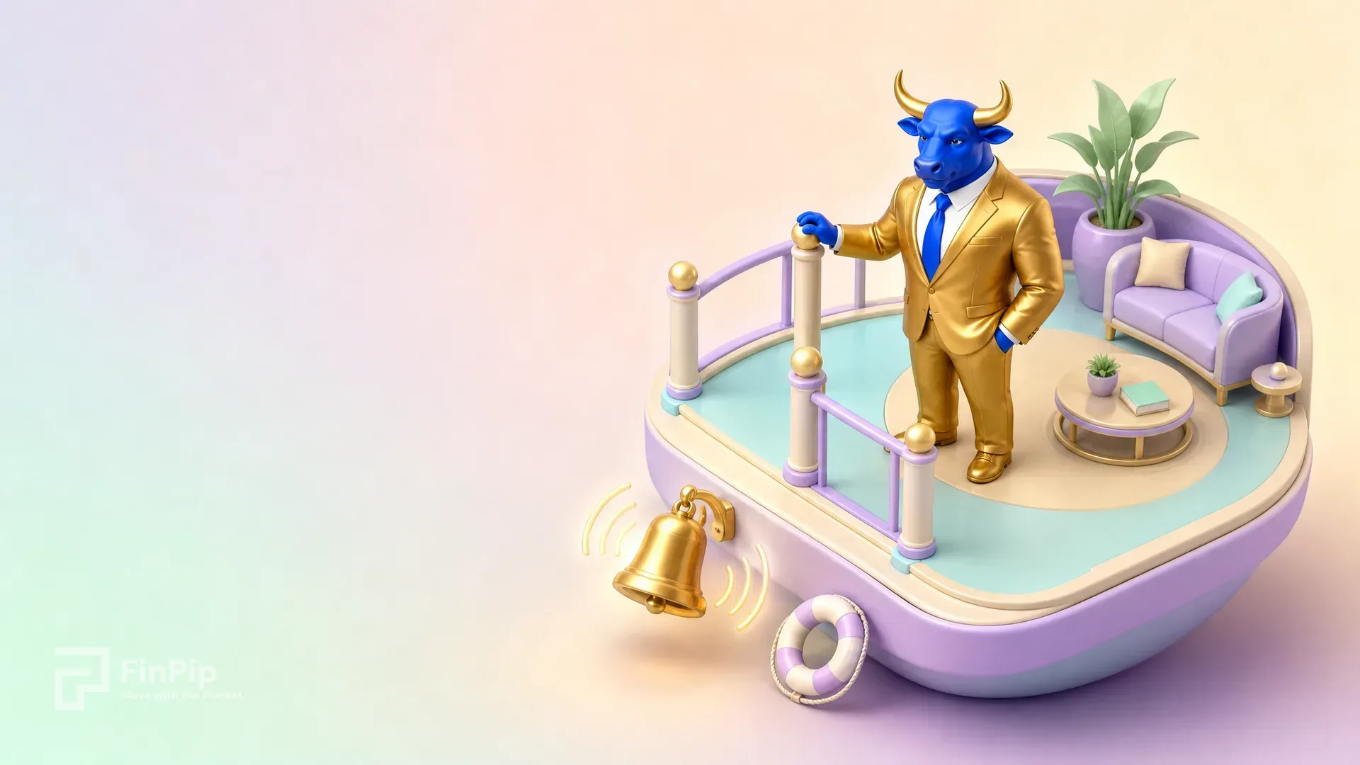 Illustration of a trading account alert warning that margin level has fallen too low